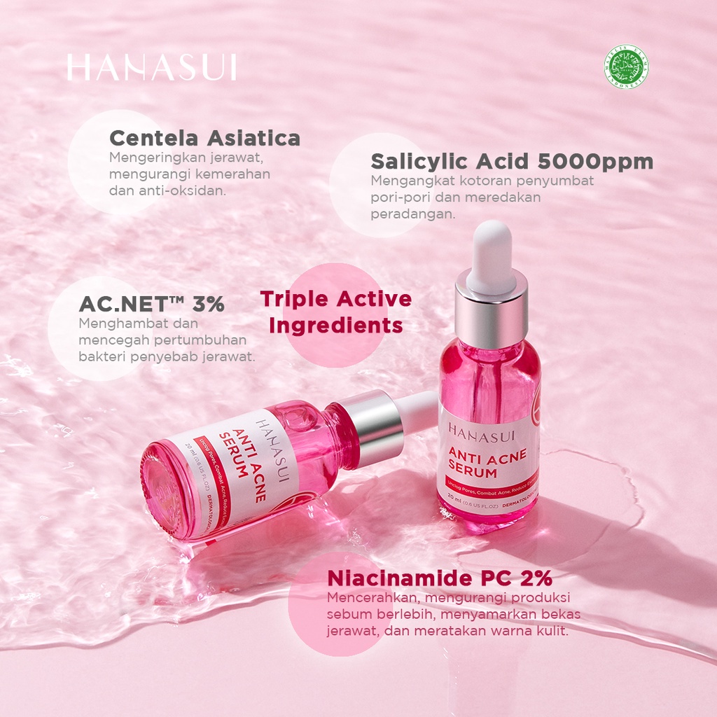 serum hanasui anti acne asli dan palsu